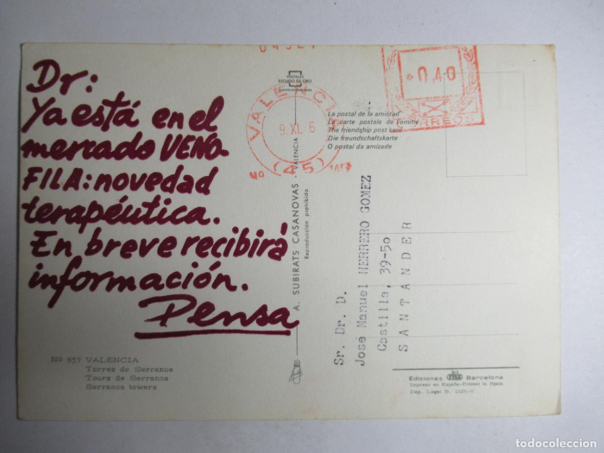 Postales: Valencia - Torres de Serranos - Foto 2