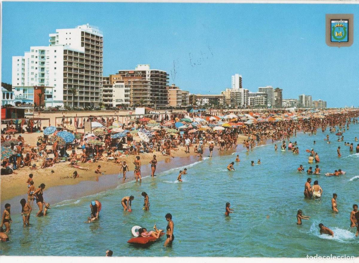 Postales: Gand&iacute;a-Valencia--escrita-