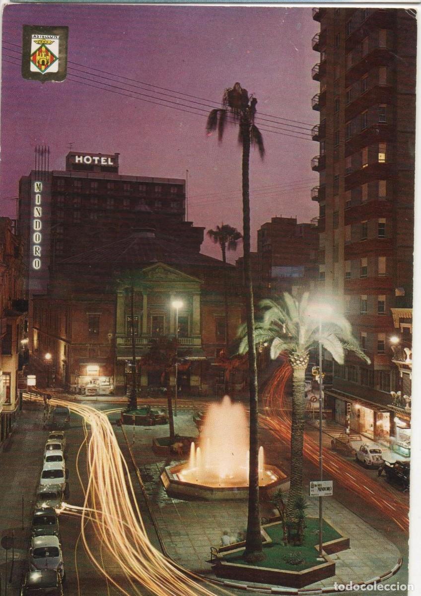 Postales: Castell&oacute;n-Plaza de la Paz-escrita-