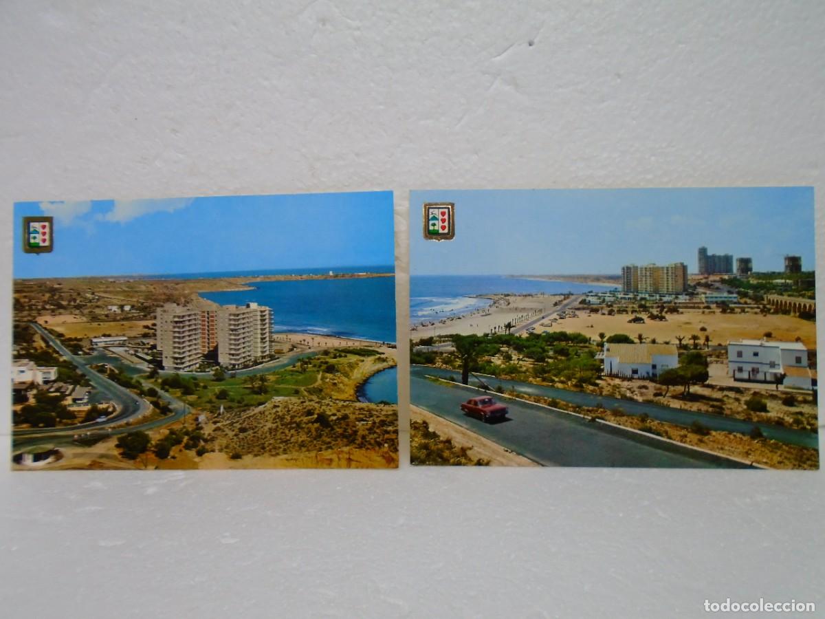 Cartes Postales: 2 POSTALES DEHESA DE CAMPOAMOR(ALICANTE) S/C. A&Ntilde;OS 60/70.