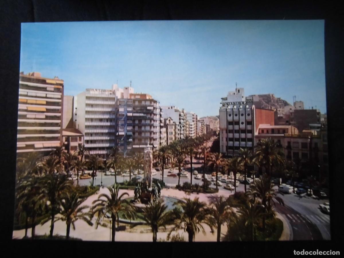 Postkarten: POSTAL ALICANTE PLAZA DE LOS LUCEROS Y AVENIDA ALFONSO EL SABIO