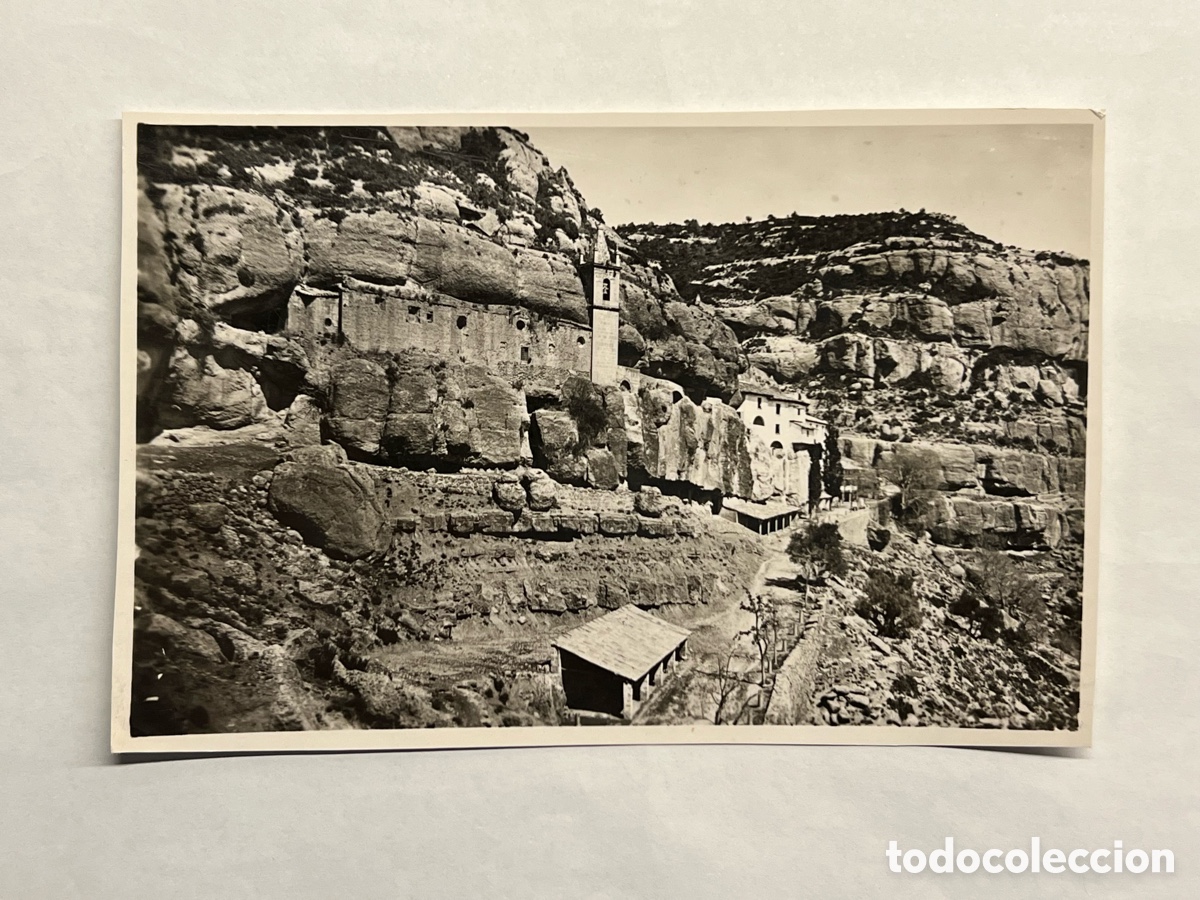 Cartes Postales: SANTUARIO DE LA BALMA. Castell&oacute;n Postal No.5 VISTA DE LA CUEVA IGLESIA Y HOSPEDERIA (h.1960?)