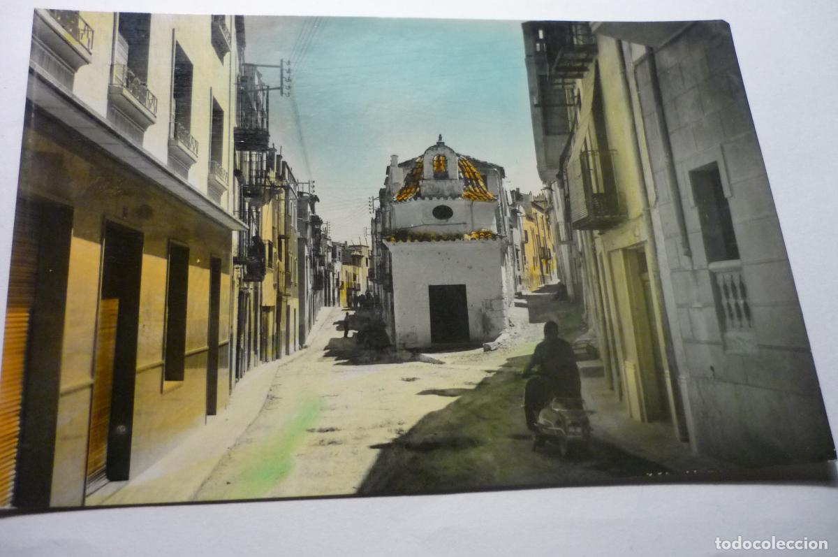 Postales: postal calig.- calle generalisimo - escrita coloreada vespa cm