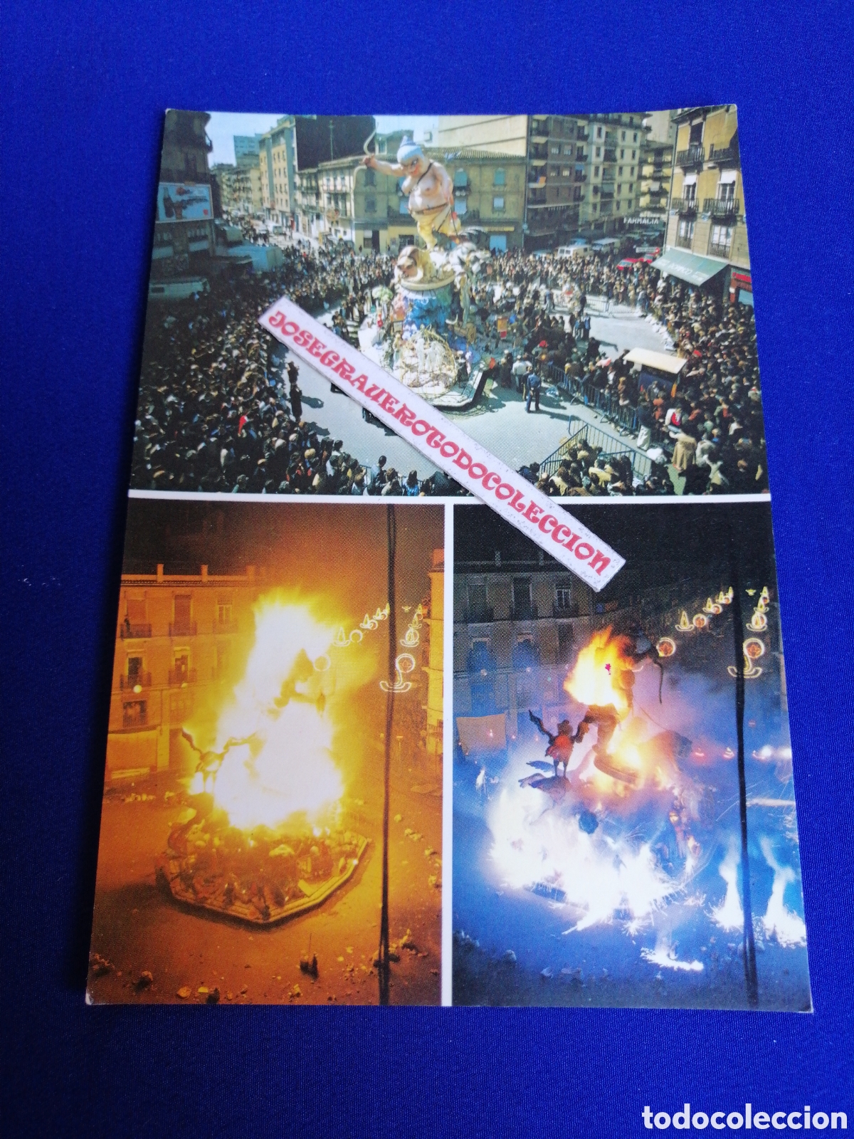 Postales: FALLA CONVENTO JERUSAL&Eacute;N MATEM&Aacute;TICO - CREMA - Foto 1