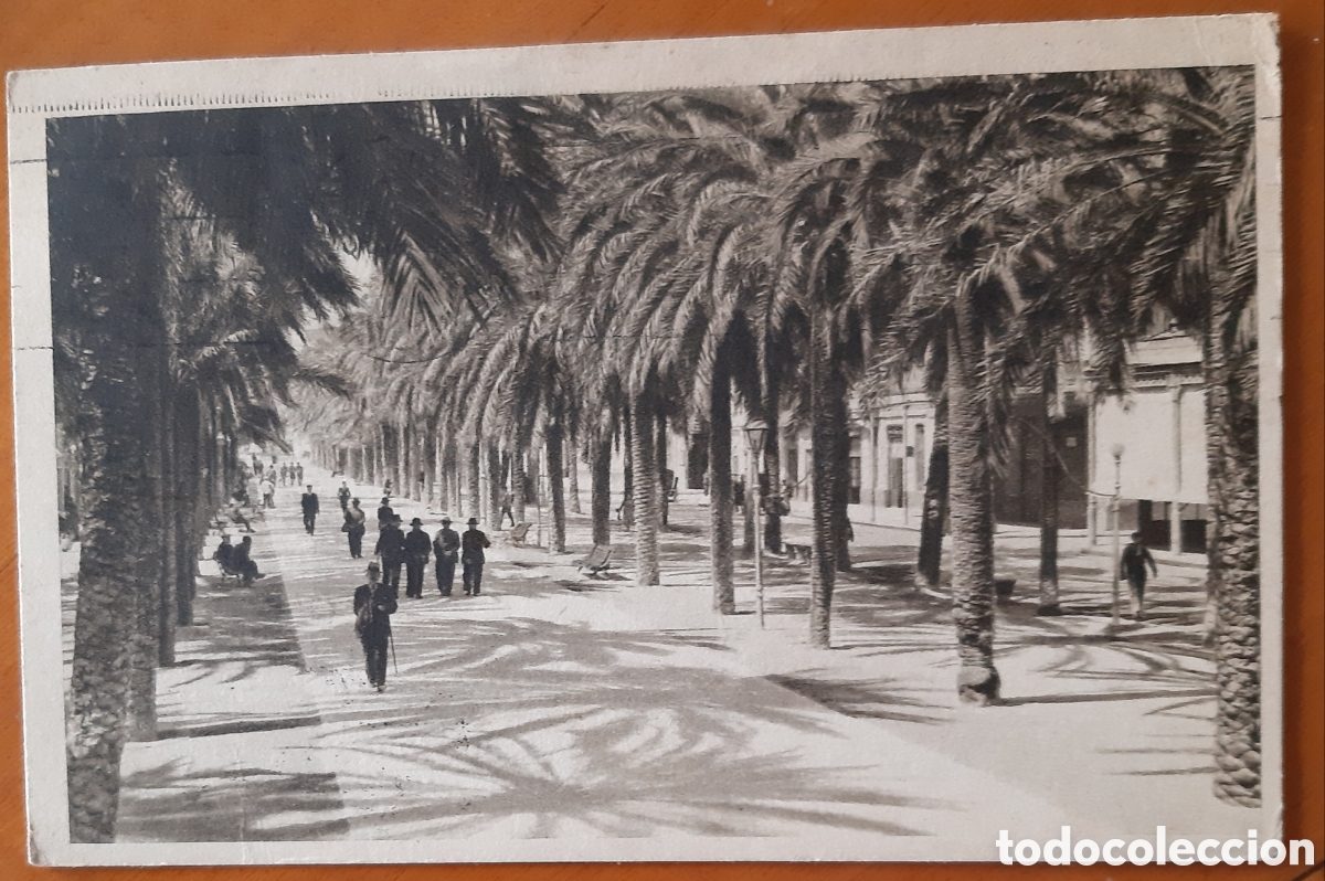 Postkarten: Postal Alicante. La Explanada. Escrita y circulada. R6340