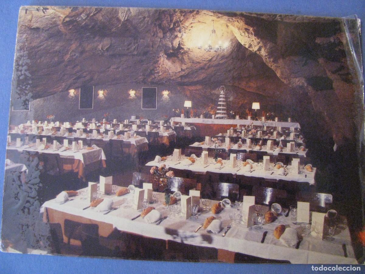 Cartoline: POSTAL DE VALL DE UXO (CASTELLON). LAS GRUTAS DE SAN JOSE. VISTA INTERIOR. RESTAURANTE LA GRUTA.