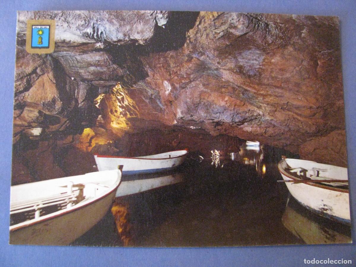 Cartoline: POSTAL DE VALL DE UXO (CASTELLON). GRUTA DE SAN JOSE. RIO NAVEGABLE.