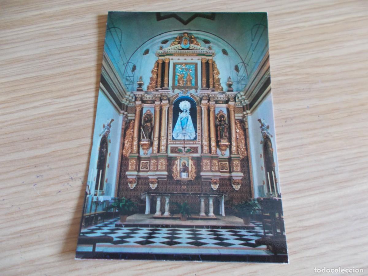 Postcards: CHELLA --VALENCIA --LA VIRGEN DE GRACIA EN EL ALTAR MAYOR