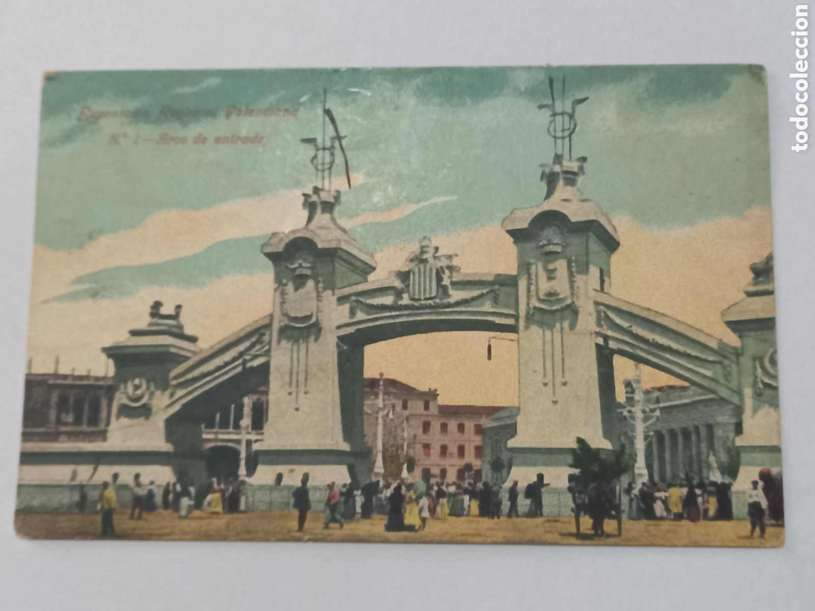 Postkarten: Postal EXPOSICION REGIONAL VALENCIANA. N&ordm; 1. Arco de Entrada