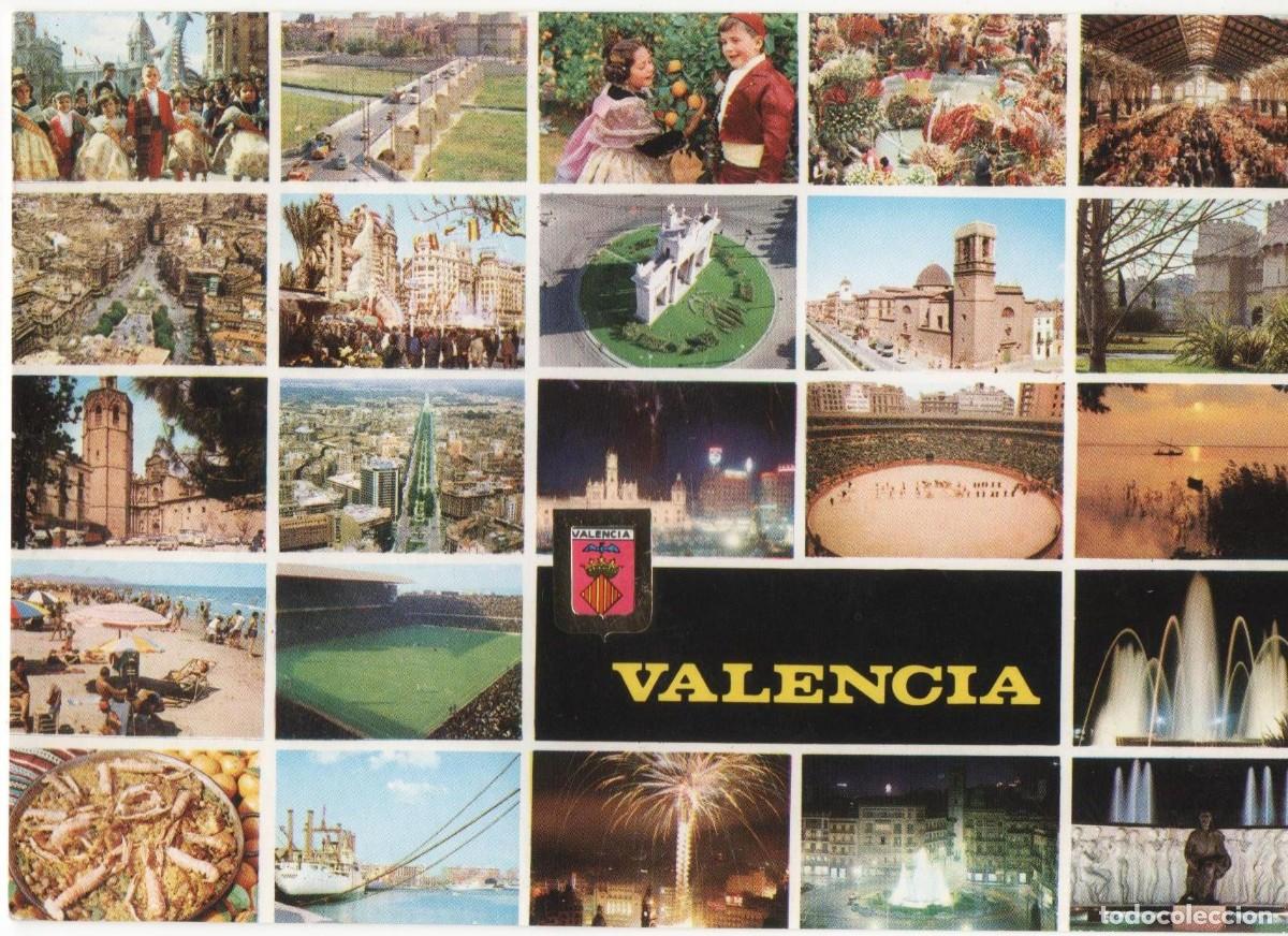 Cartes Postales: Valencia-multivista-escrita-