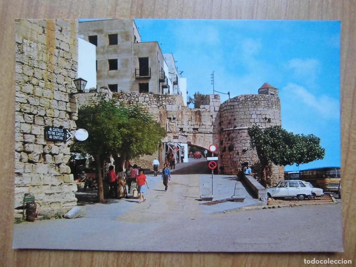 Cartoline: POSTAL COSTA DEL AZAHAR PE&Ntilde;&Iacute;SCOLA ENTRADA A LA POBLACI&Oacute;N KOLORHAM