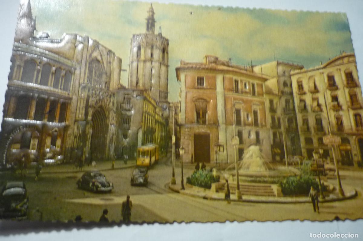 Postkarten: POSTAL VALENCIA.-PL.VIRGEN RELIEVE CM