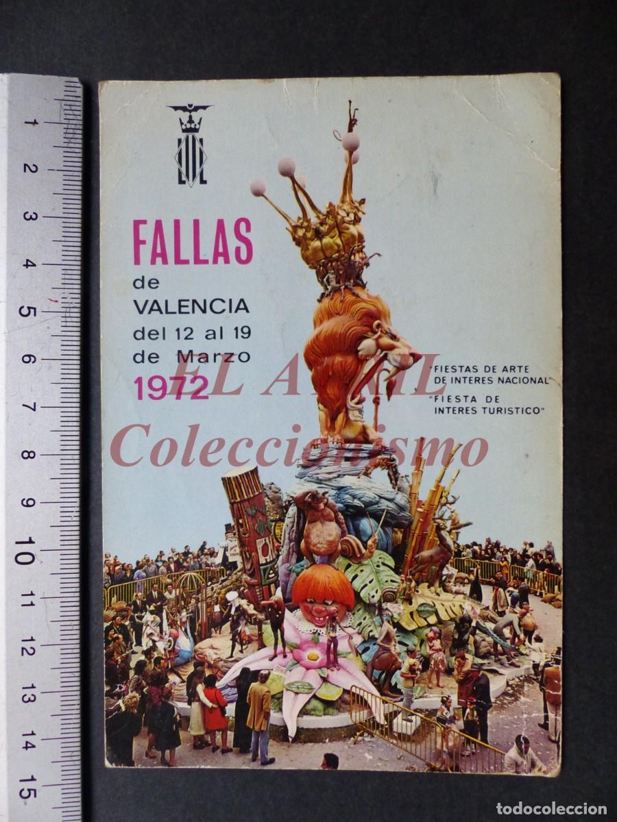Postales: VALENCIA, POSTAL FALLAS 1972 - Foto 1