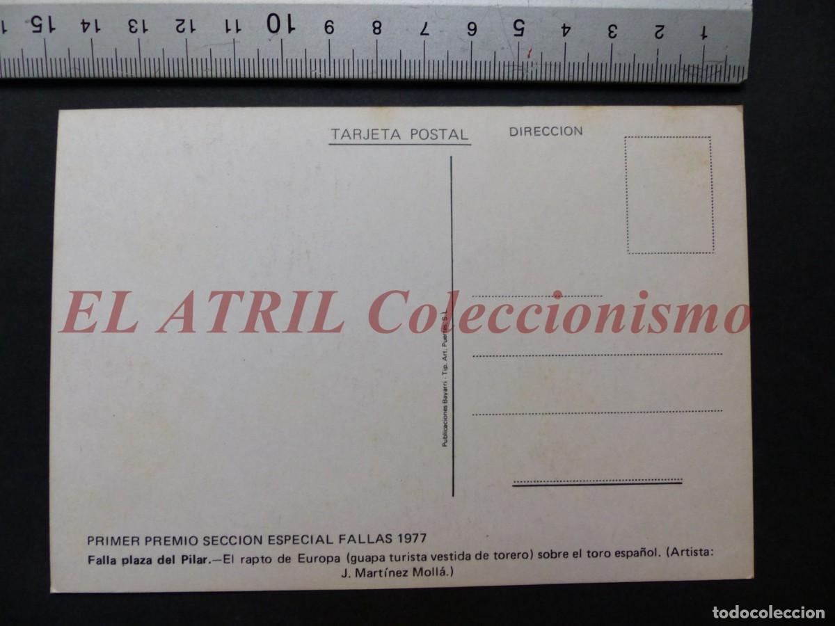 Postales: VALENCIA, POSTAL FALLAS 1977 - Foto 2