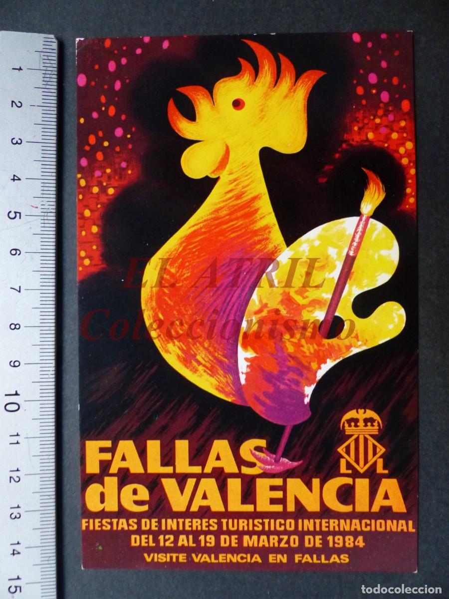 Postales: VALENCIA, POSTAL FALLAS 1984 - Foto 1