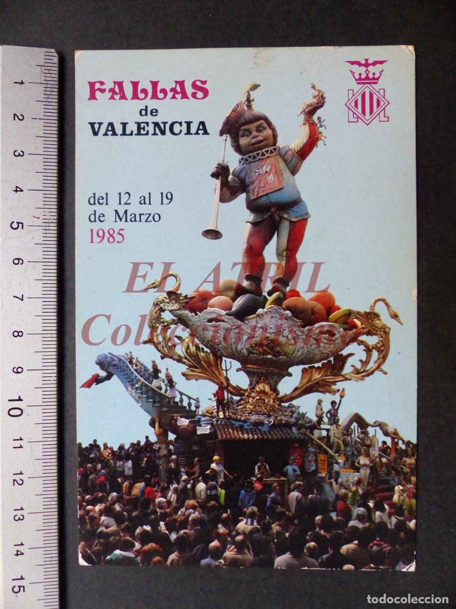 Postales: VALENCIA, POSTAL FALLAS 1985 - Foto 1