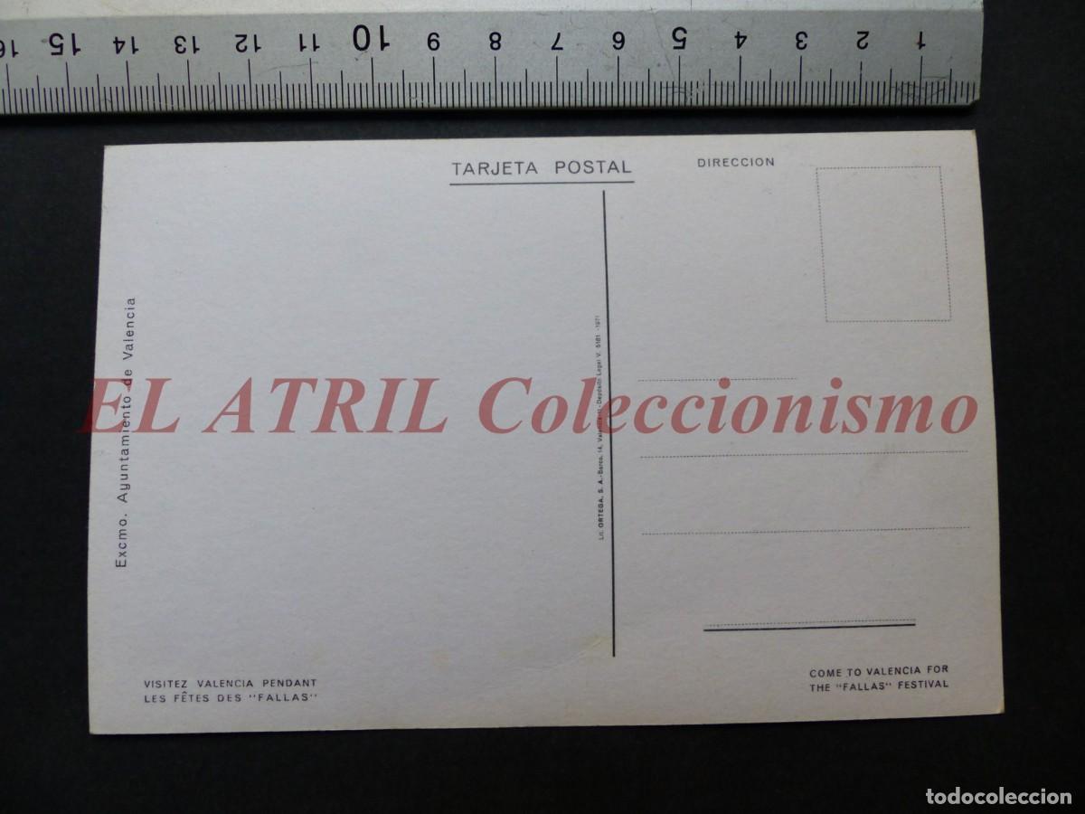 Postales: VALENCIA, POSTAL FALLAS 1972 - Foto 2