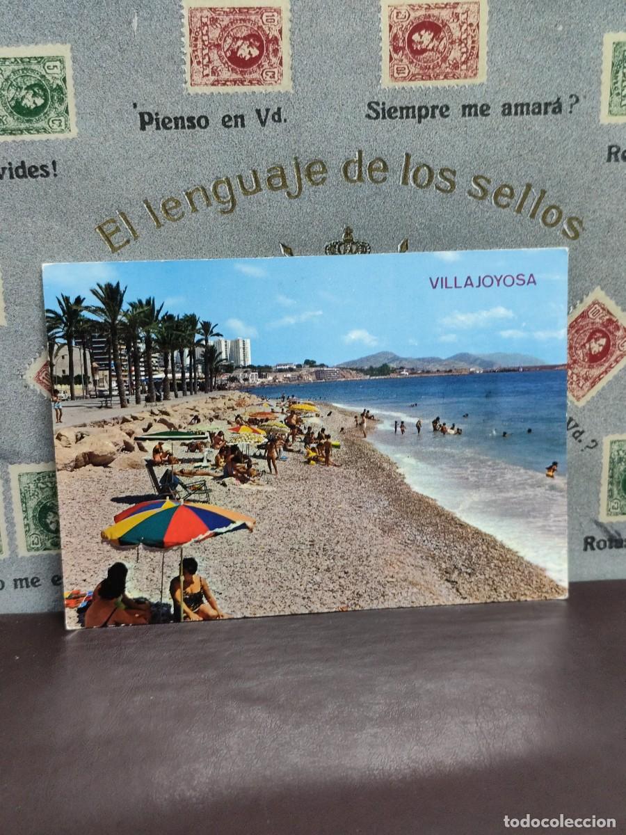 Postais: P3283 Postal Alicante Villajoyosa 10 Playa . Edc . Arribas