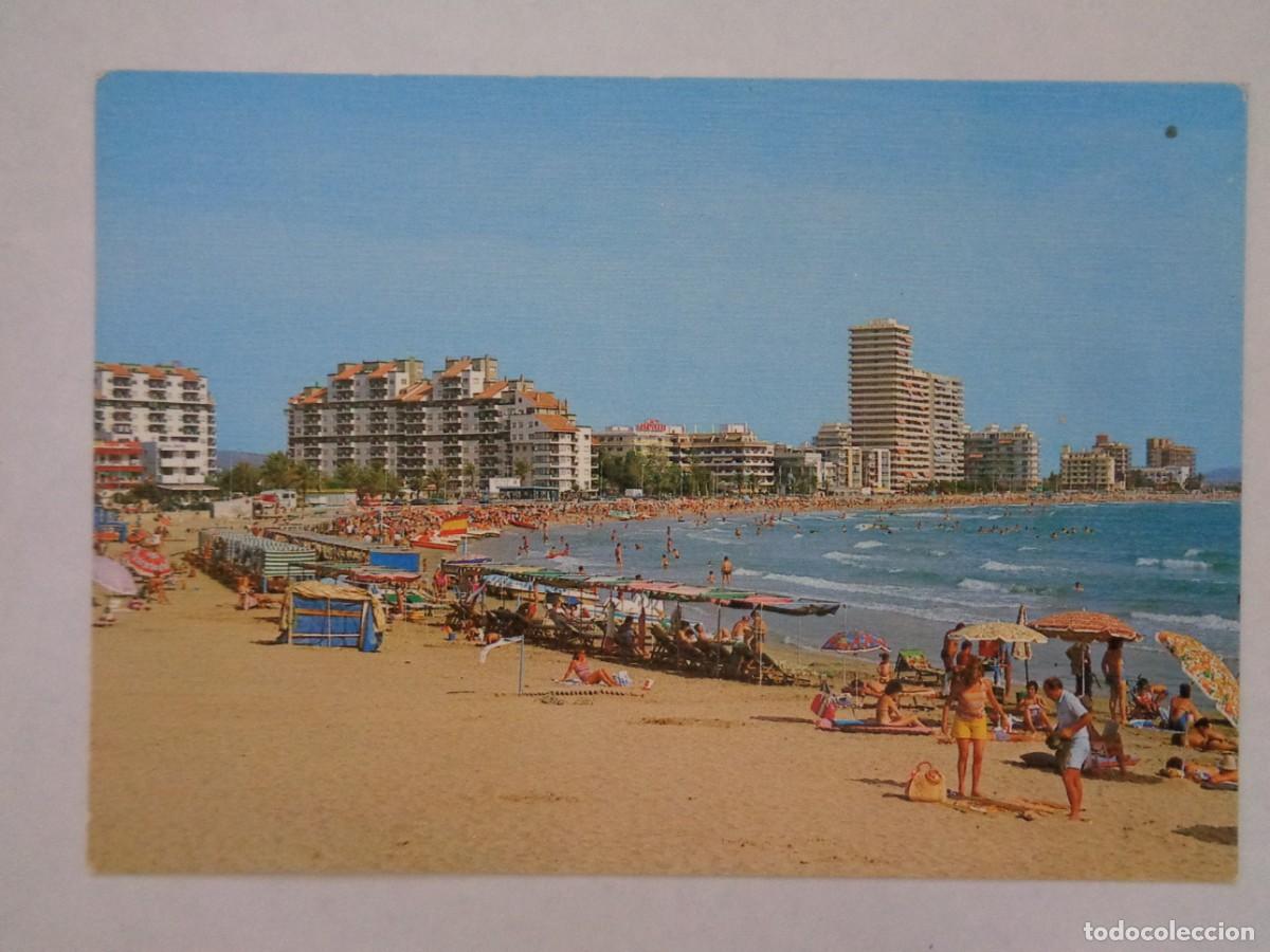 Postais: POSTAL DE PE&Ntilde;ISCOLA ( CASTELLON ): PLAYA DEL NORTE . A&Ntilde;OS 70