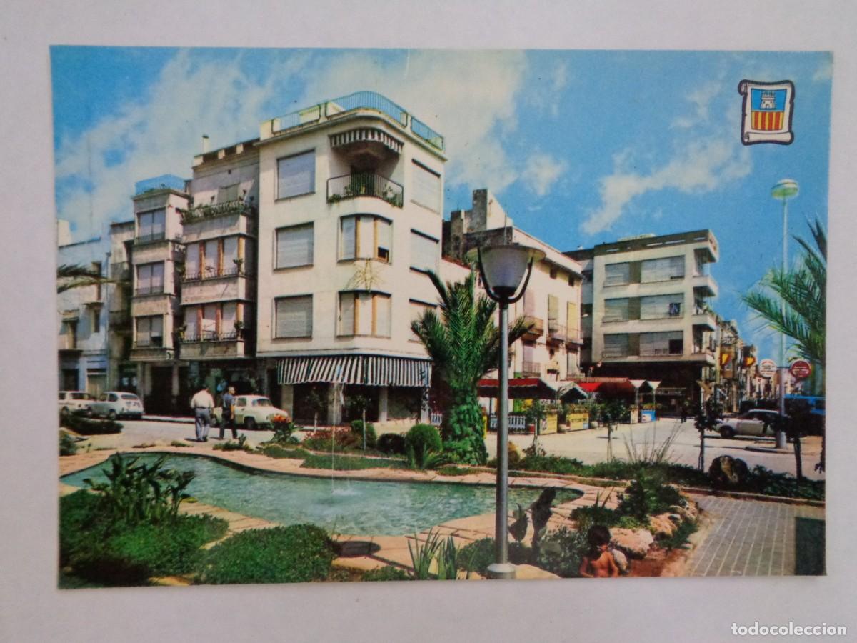 Cartoline: POSTAL DE BENICASSIM ( CASTELLON ): PLAZA DE CALVO SOTELO . A&Ntilde;OS 60