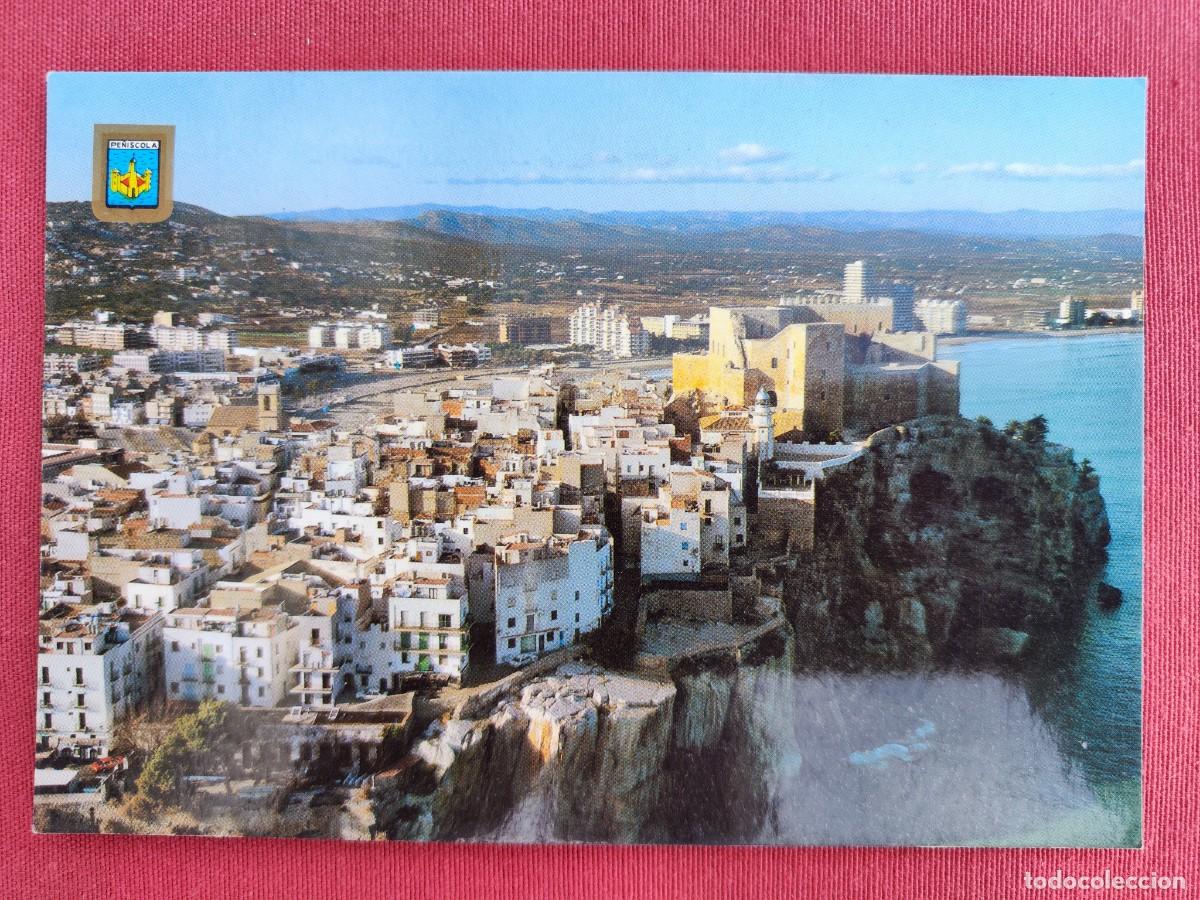 Postais: TARJETA POSTAL - N&ordm; 141 - PE&Ntilde;ISCOLA - CASTELL&Oacute;N - VISTA A&Eacute;REA.