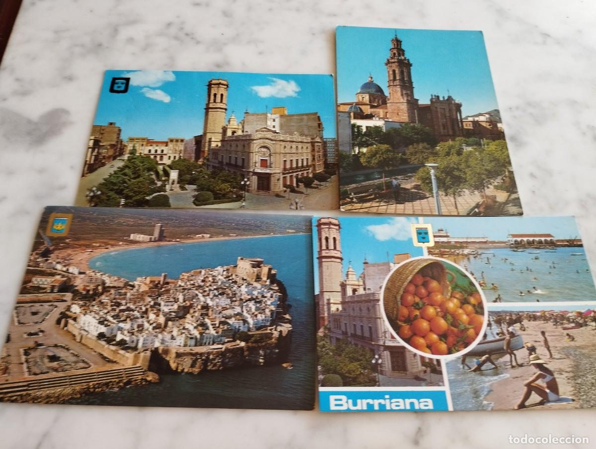 Postcards: CUATRO POSTALES - VALL DE UXO - PE&Ntilde;ISCOLA - BURRIANA