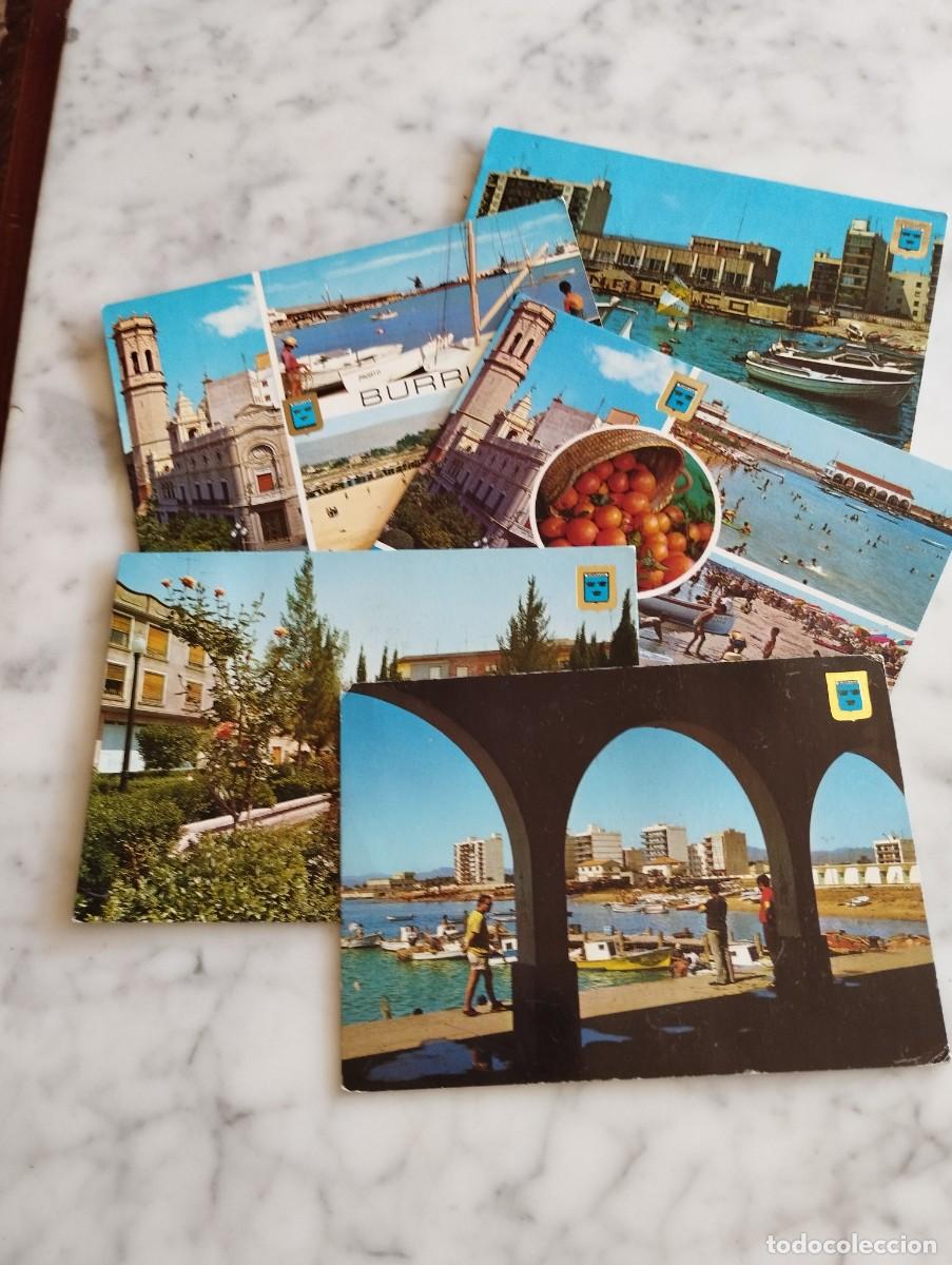 Postales: CINCO POSTALES - BURRIANA -