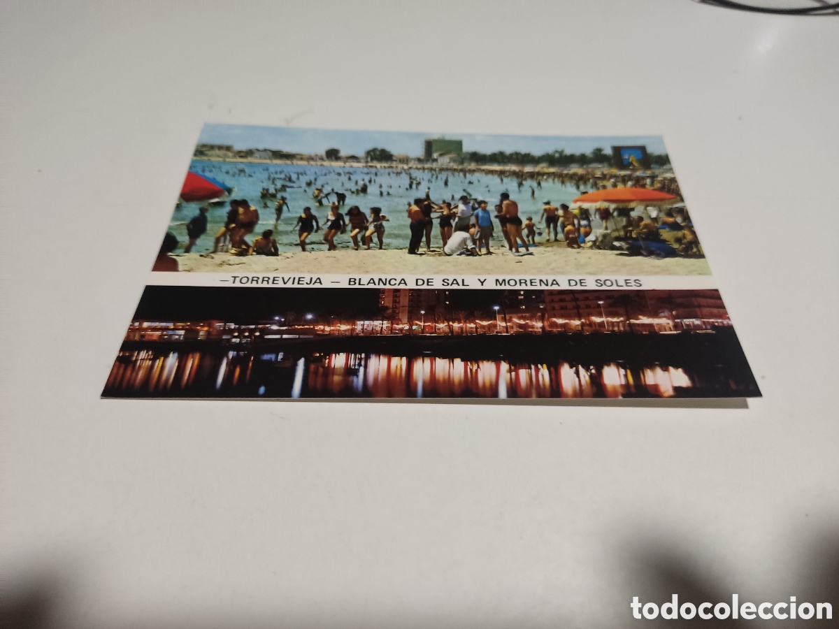 Postais: Postal Torrevieja blanca de sal y morena de soles