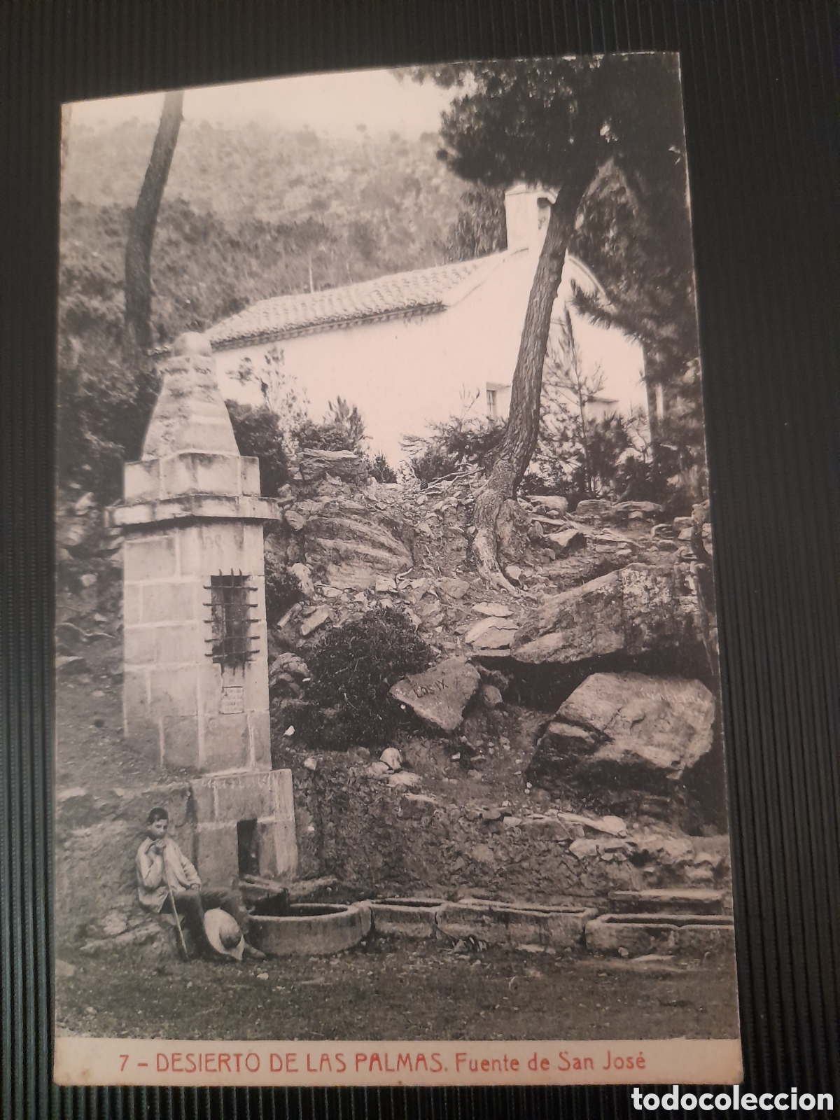 Postais: Antigua postal fotogr&aacute;fica, Desierto de las Palmas,, Fuente de San Jos&eacute;