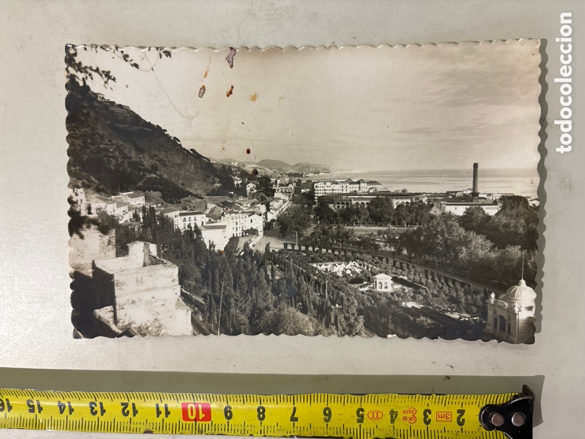 Postales: MALAGA. JARDINES DE PUERTA OSCURA. ED. GARCIA GARRABALLA. 16 ENERO 1950.