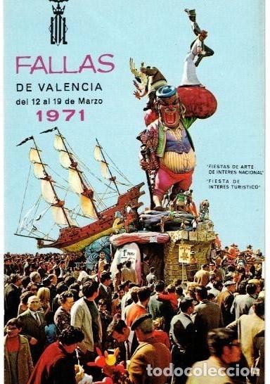 Postales: :::: B351 - POSTAL - FALLAS DE VALENCIA 1971 - Foto 1