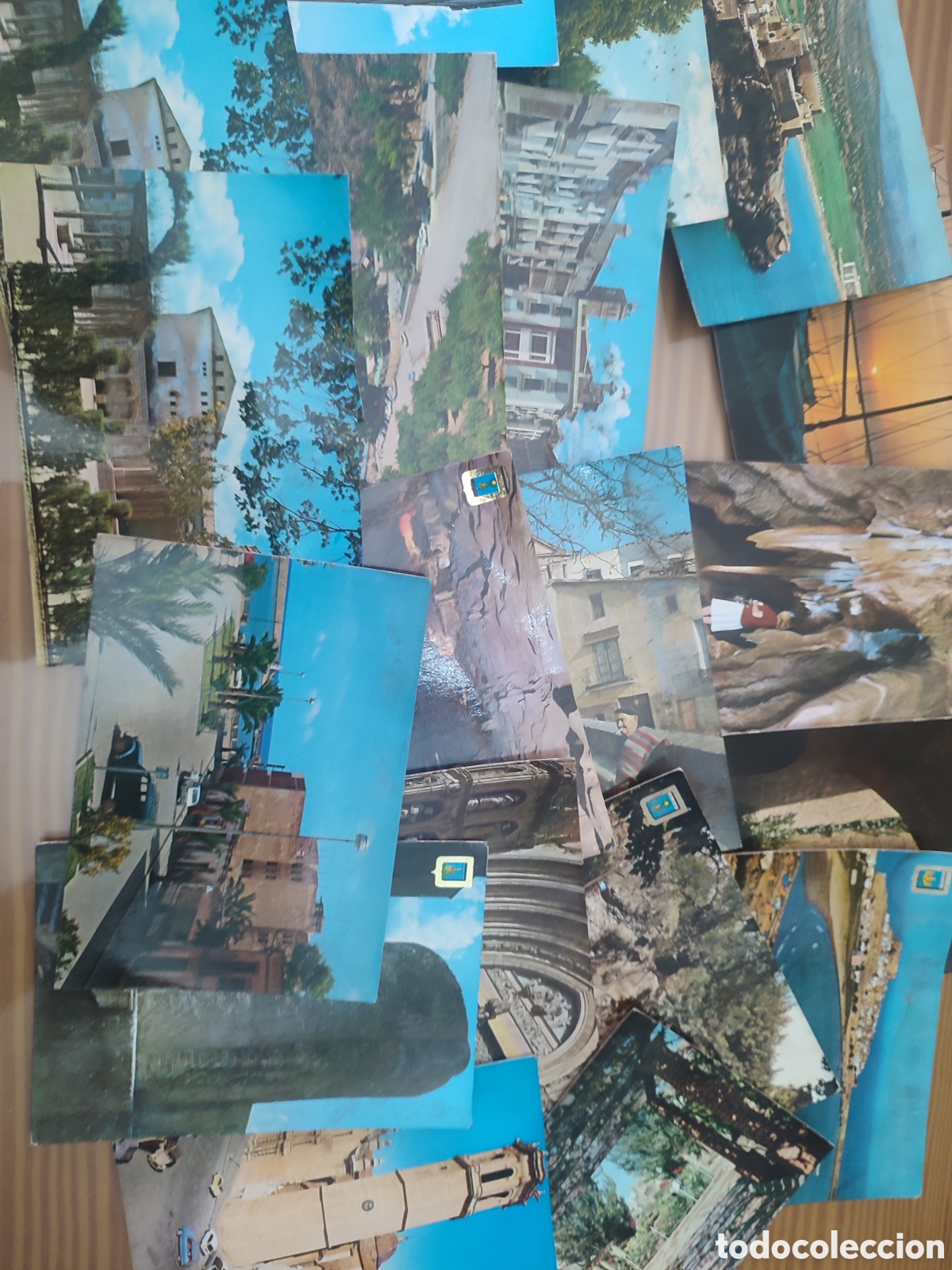 Postkarten: Lote de 17 postales antiguas sin usar de pueblos de La Comunidad Valenciana ,muy buen estado