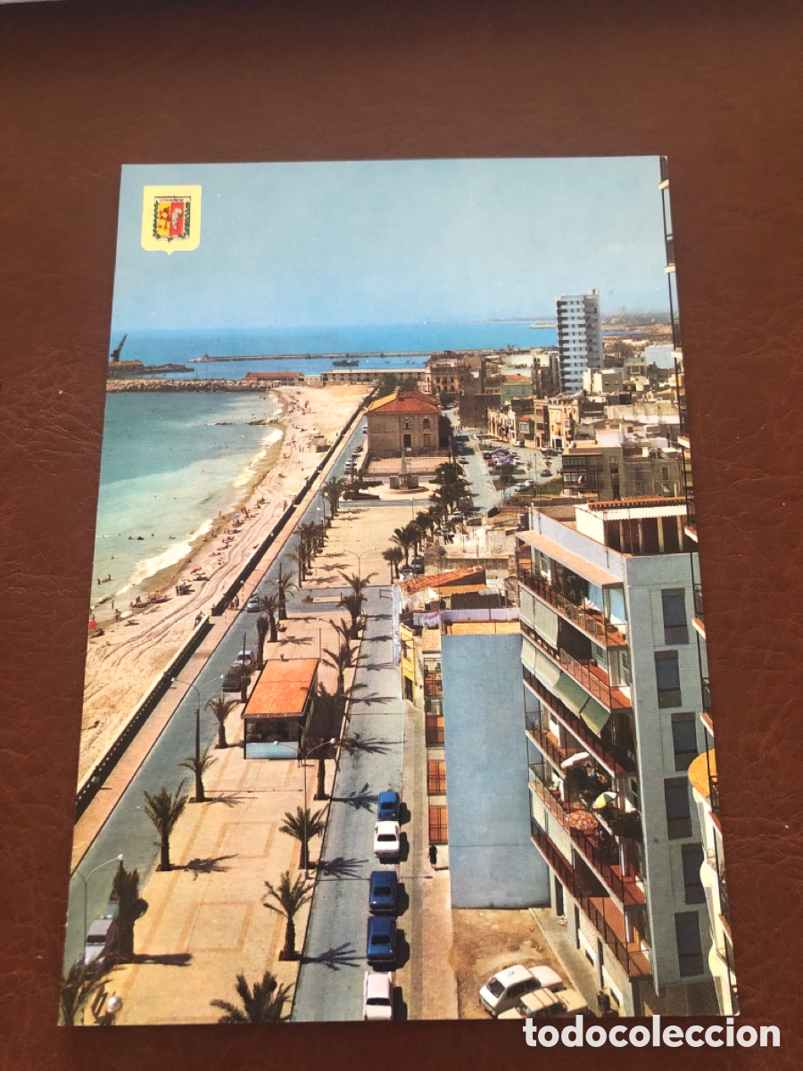 Postales: Postal VINAROZ N&ordm; 17 PASEO MARITIMO Y PLAYA .ESCUDO DE ORO / COMAS ALDEA. ASM