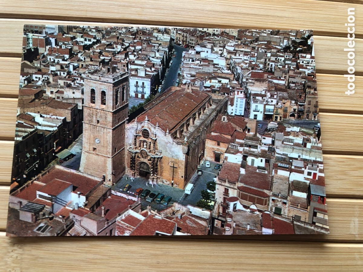Cartes Postales: Postal VINAROZ N&ordm; 56. Vista a&eacute;rea. IMPRENTA CASTELL. Sin circular. ASM