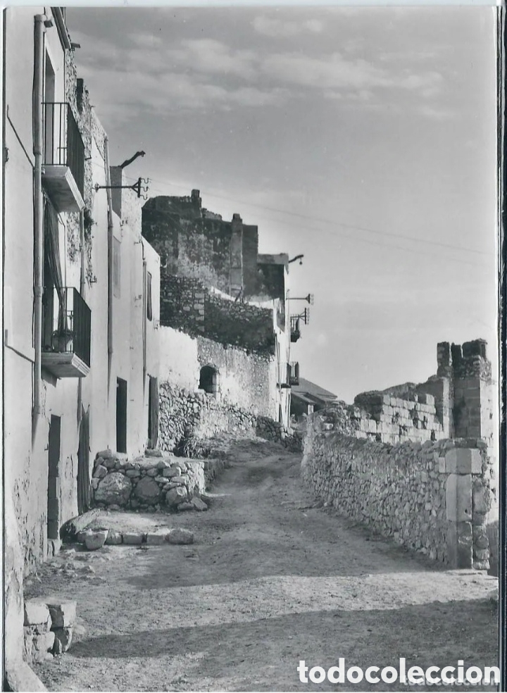 Postkarten: PE&Ntilde;&Iacute;SCOLA (CASTELL&Oacute;N) - CALLE DEL OLVIDO - FOTO M. FALC&Oacute;