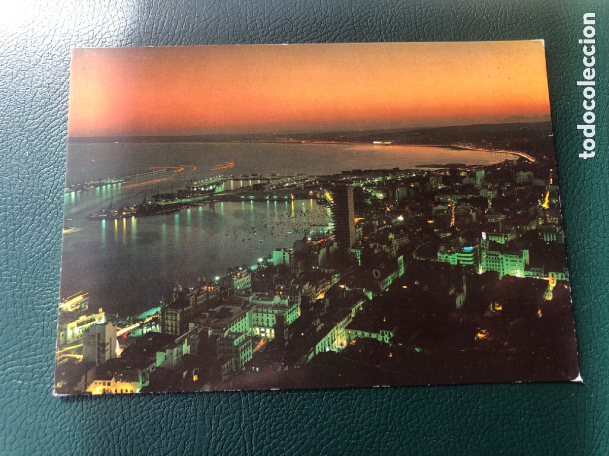 Postales: Postal N&ordm; 2066. Alicante. Vista parcial nocturna. ED. ARRIBAS. SIN CIRCULAR. ASM