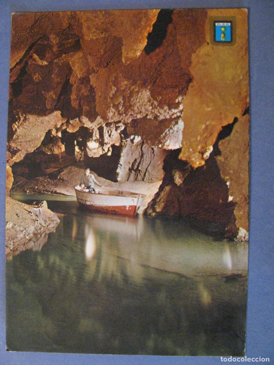 Postkarten: POSTAL DE VALL DE UXO (CASTELLON). ENTRADA NUEVAS GALERIAS. ESCUDO DE ORO. CIRCULADA.
