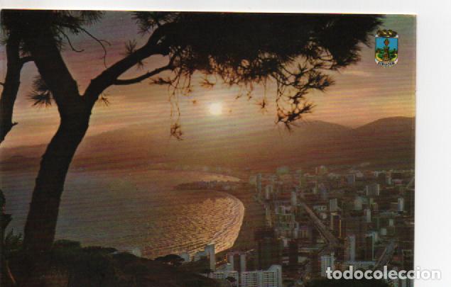 Postkarten: POSTAL PUESTA DE SOL EN BENIDORM-ALICANTE