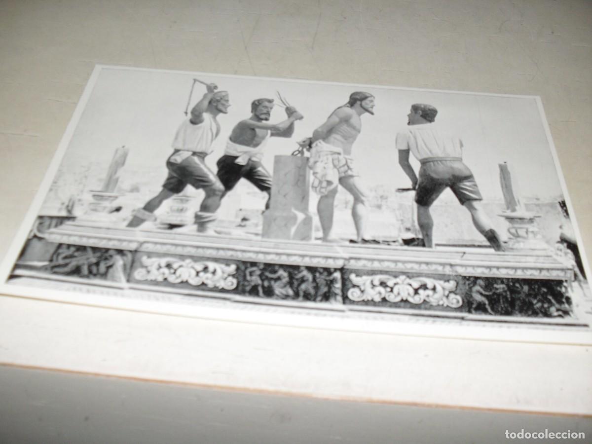 Postais: BELLA POSTAL DE LA COFRADIA LA FLAGELACION,PASE DE LA COLUMNA,EN CREVILLENTE,A&Ntilde;OS 70