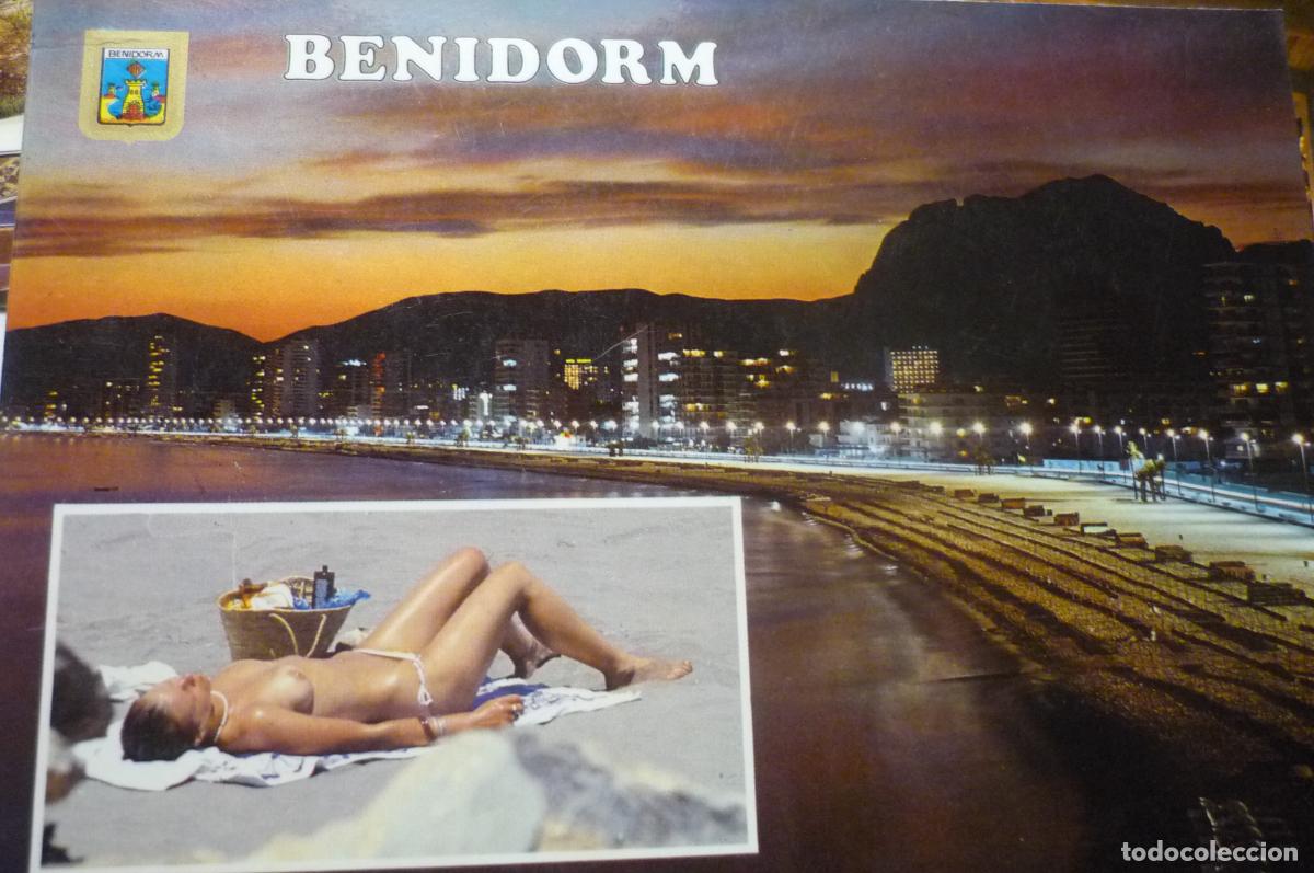 Postcards: postal benidorm-atardecer cm