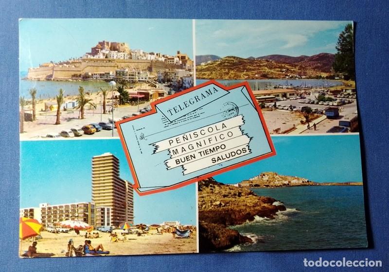 Postales: Postal Castellon Pe&ntilde;iscola escrita