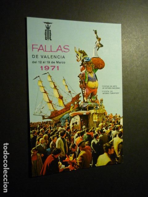 Postales: VALENCIA POSTAL FALLAS 1971 - Foto 1