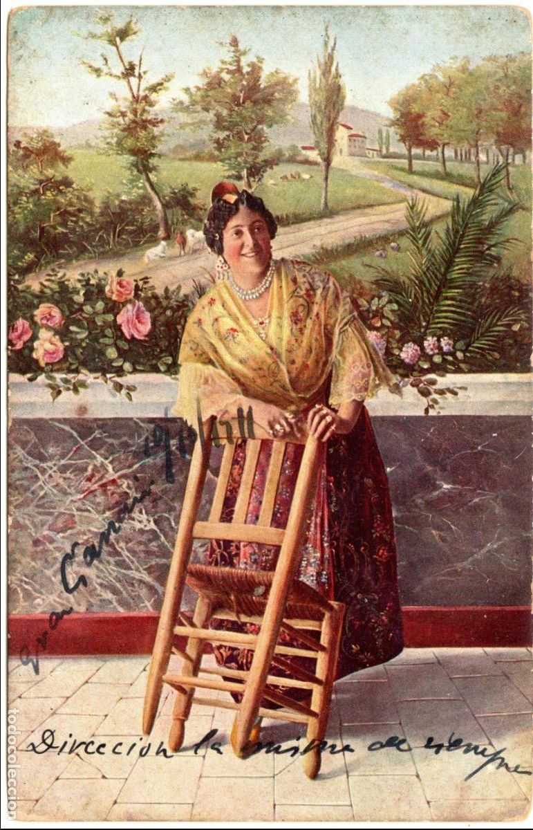 Postcards: PRECIOSA POSTAL - VALENCIANA - SERIE 1881-4