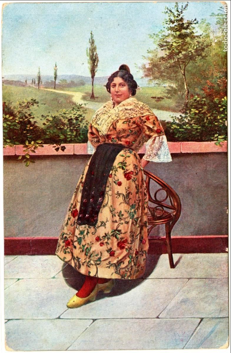 Postcards: PRECIOSA POSTAL - VALENCIANA - SERIE 1533-4