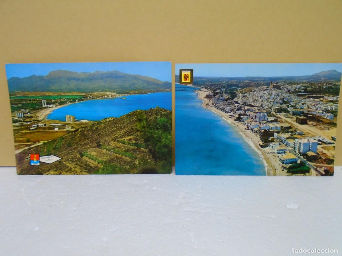 Postales: ALTEA(ALICANTE) POSTALES (2) A&Ntilde;OS 70.