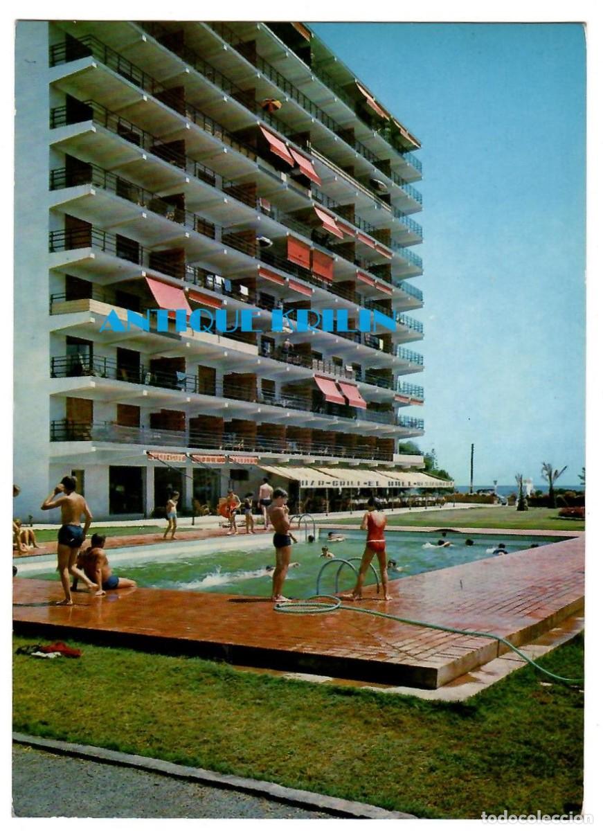 Postales: CASTELLON / LAS VILLAS DE BENICASIM / APARTAMENTOS Y PISCINA / EDI. CYP SERIE II N&ordm; 6460 / S/C.