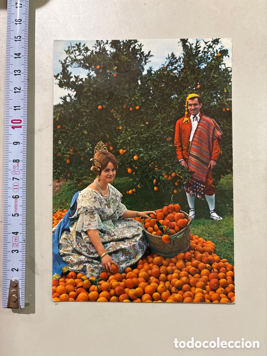 Postcards: POSTAL. REGI&Oacute;N VALENCIANA. PAREJA T&Iacute;PICA. GARCIA GARRABELLA Y CIA. 12 OCT. 1970.