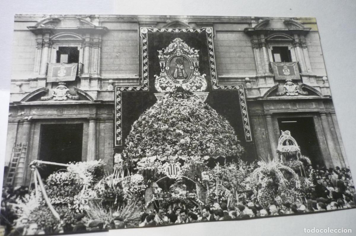 Postais: postal valencia.-ofrenda flores virgen