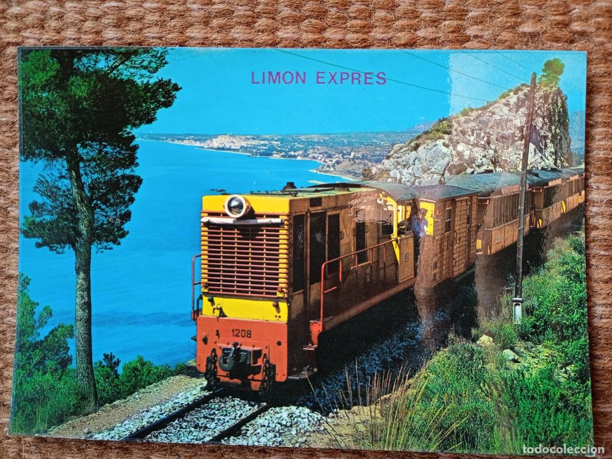 Cartes Postales: TREN - FERROCARRIL - LIMON EXPRES - COSTA BLANCA - HERMANOS GALIANA