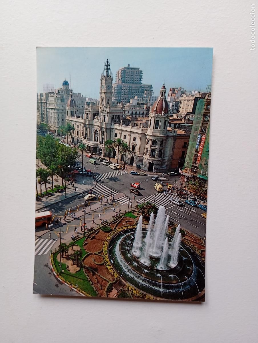 Cartoline: POSTAL DE VALENCIA. PLAZA DEL PA&Iacute;S VALENCI&Agrave;. TDKP21P